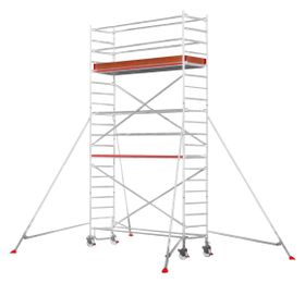 Fahrgerüst mit Auslegern - fahrbar - wählbar x 2.450 x 800 mm (HxBxT) - Hymer