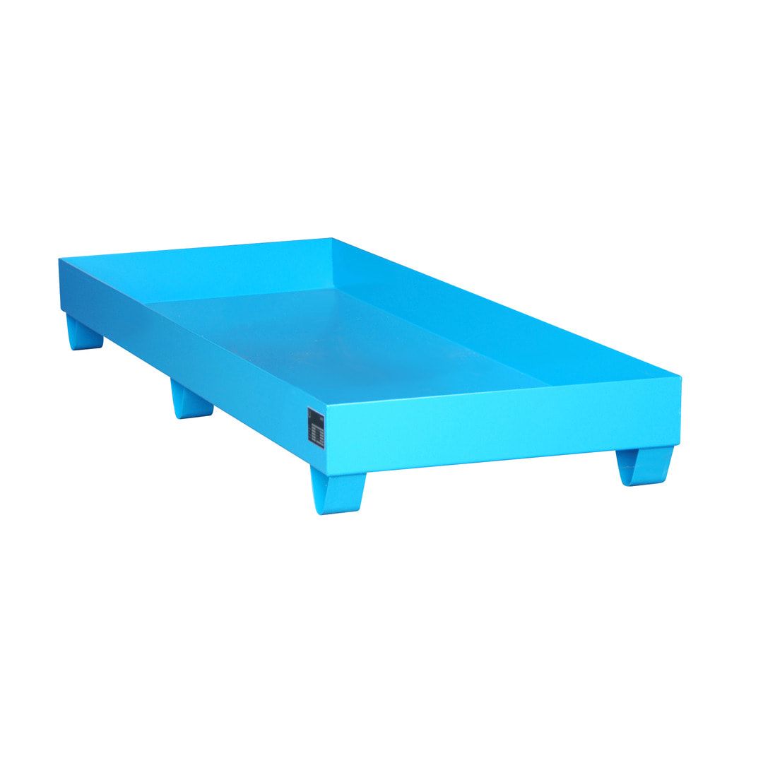 Auffangwanne - 1.800 x 800 mm (BxT) - 217 l - Füße - feuerrot