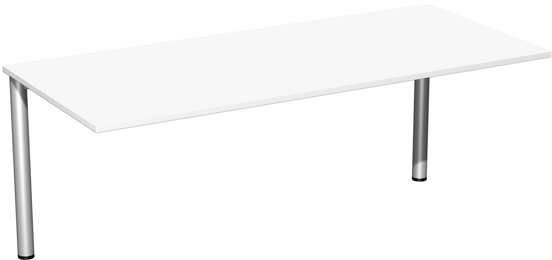 Schreibtisch - 4-Fuß Flex - Bürotisch - 720 x 1.000 x 800 mm (HxBxT) - Gestell anthrazit - Ahorn