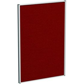 Stellwand, Trennwand, Raumteiler, Sichtschutz, schallabsorbierend, Stoffbespannung, pinnbar, Alurahmen, 1.200 x 41 mm (HxT), Breite/Farbe wählbar