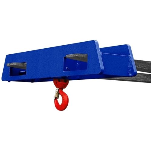 Eichinger Lasthaken für 2 Staplerzinken, Einfahrtaschen 60 x 160 x 300 mm (HxBxT), 130 x 180 x 790 mm (HxBxT), Gewicht 30 kg, Farbe anthrazitgrau