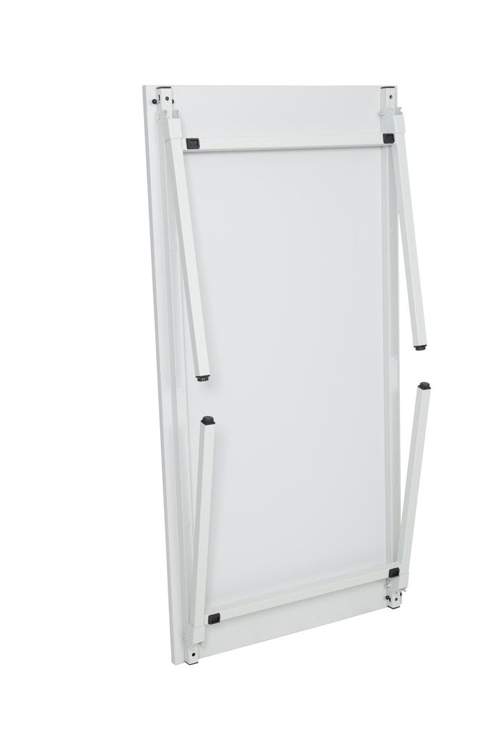Klapptisch - Mehrzwecktisch - 750 x 1.200 x 600 mm (HxBxT) - Gestell lichtgrau - Tischplatte grau