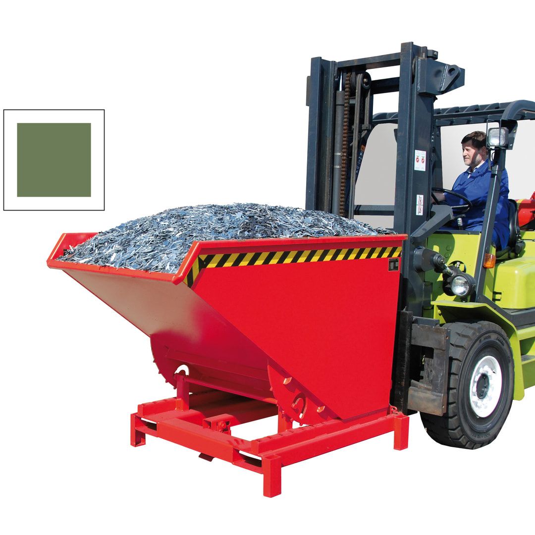 BAUER Schwerlast-Kipper - 4.000 kg - 1.700 l - automatische Entriegelung - blau