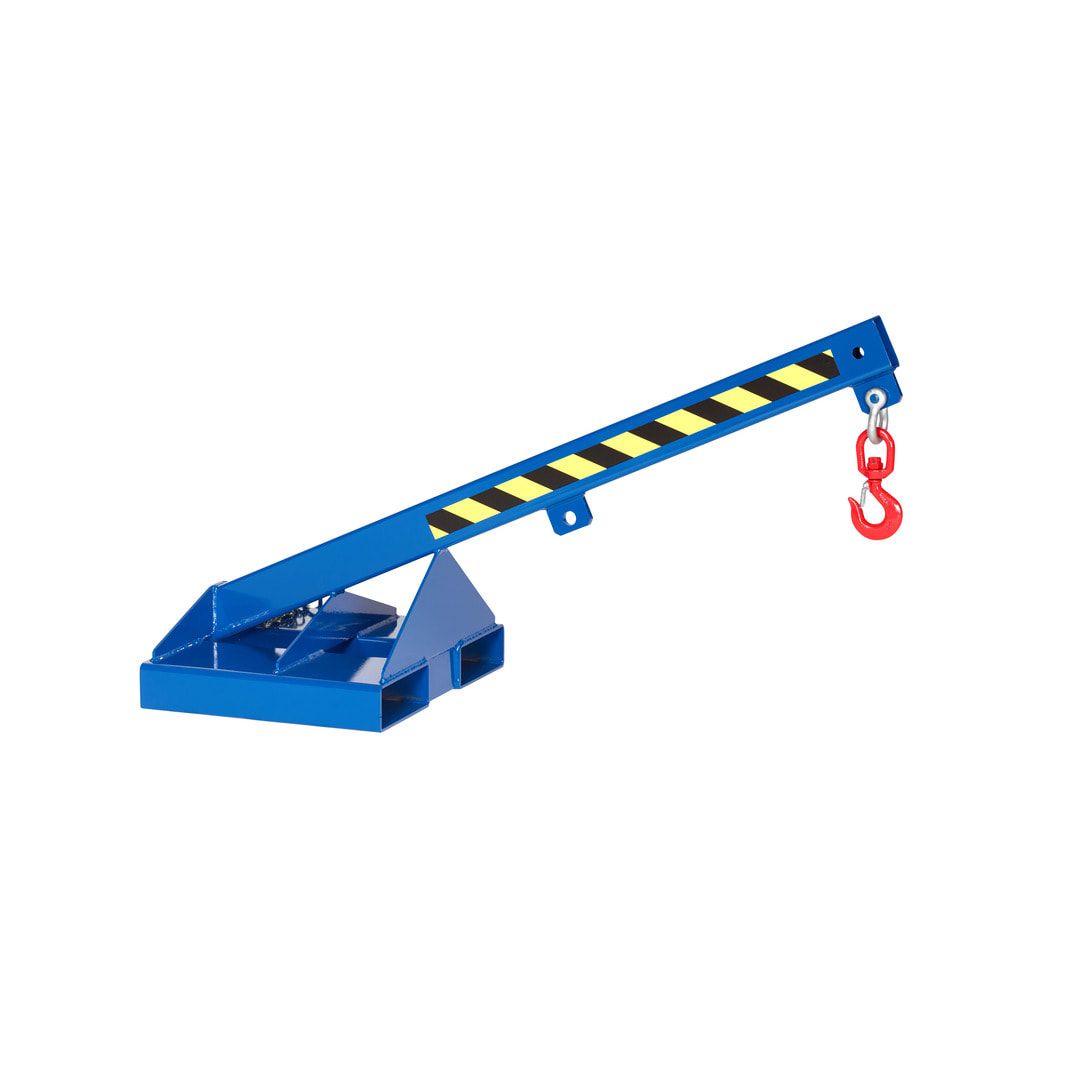 Lastarm - starr, Neigung 25 Grad - Länge 1.390 mm - Traglast 350 - 1.000 kg - enzianblau