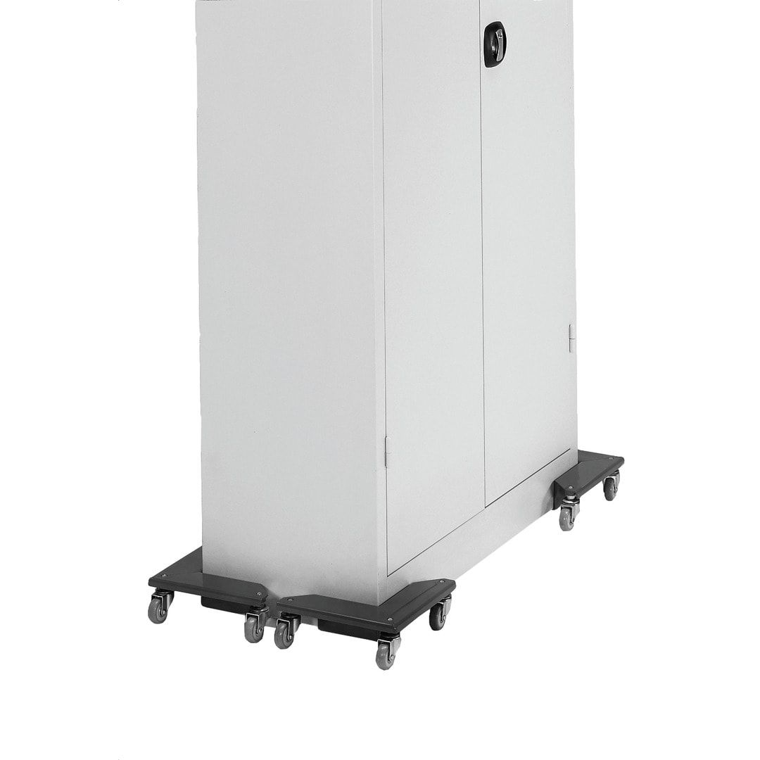 Fetra - Eckenroller - 4 Stück - 150 kg/Stk. - m. Antirutsch-Auflage - anthrazitgrau