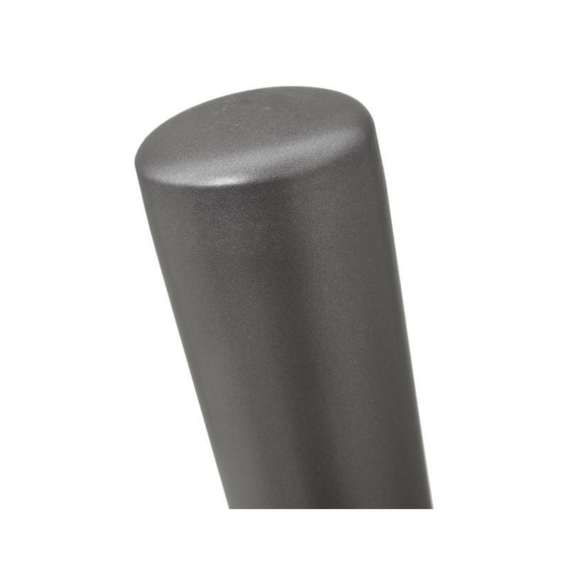 Einfacher Pfosten mit Bogenkopf - Durchmesser 114 mm - Höhe 1.000 mm - Farbe enzianblau