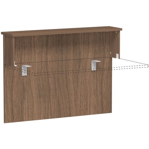 Anbau Thekenelement, Anbaumodul, 25 mm Dreischicht-Feinspan, 1.025 x 1.000 x 300 mm (HxBxT), Dekor Ahorn
