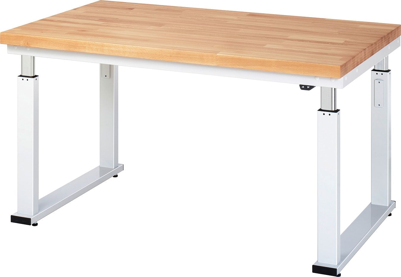 Arbeitstisch - elektrisch höhenverstellbar 740 - 1.140 mm - 1.500 x 700 mm (BxT) - Traglast 600 kg - Buche