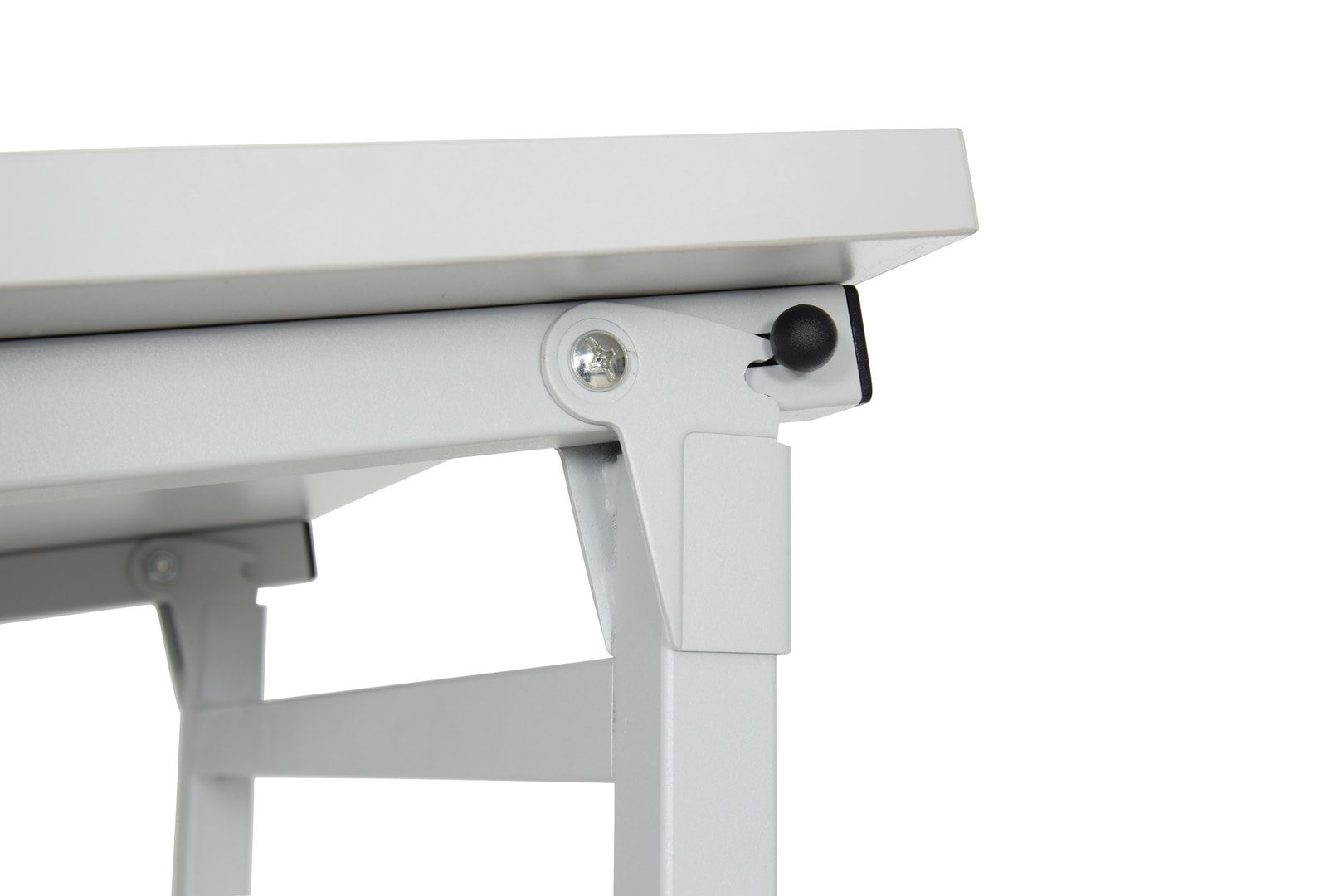 Klapptisch - Mehrzwecktisch - 750 x 1.200 x 600 mm (HxBxT) - Gestell lichtgrau - Tischplatte grau