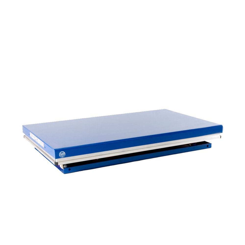 Robuster Profi Scherenhubtisch - Traglast 1.000 kg - max. Hub: 1.000 mm - 800 x 1.300 mm (BxT) - Hubzeit: 15 sec
