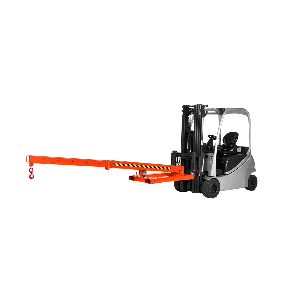 Kranarm, seitenverstellbar - Traglast 1.000 kg - Länge 2.260 - 3.760 mm - anthrazitgrau