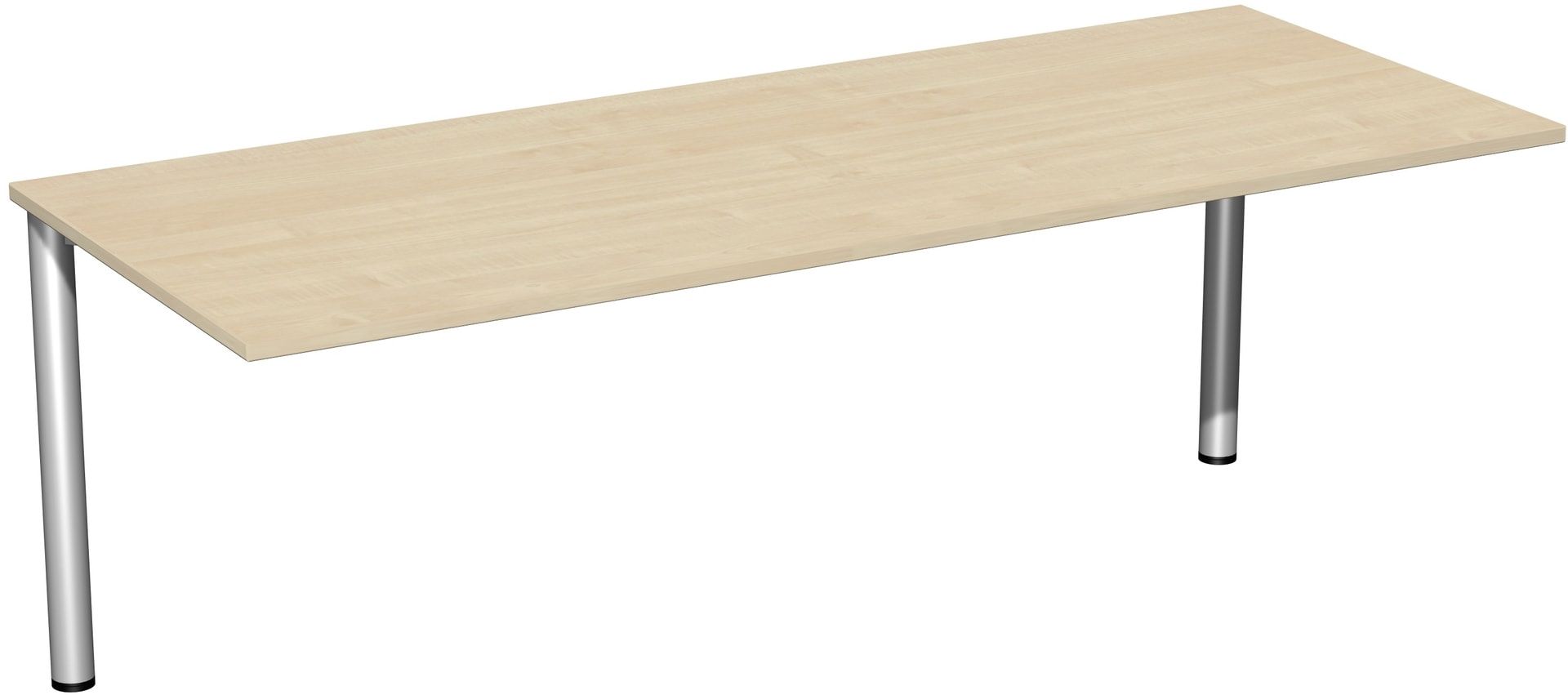 Schreibtisch - 4-Fuß Flex - Bürotisch - 720 x 1.000 x 800 mm (HxBxT) - Gestell anthrazit - Ahorn