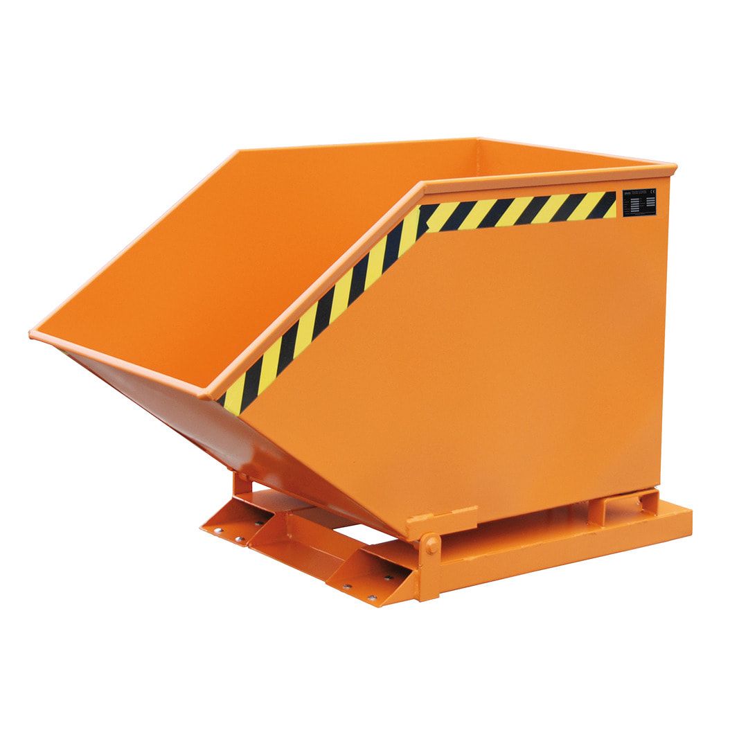 BAUER Muldenkipper - 1.000 l - 300 kg - HxBxT 980 x 1.110 x 1.420 mm - feuerrot