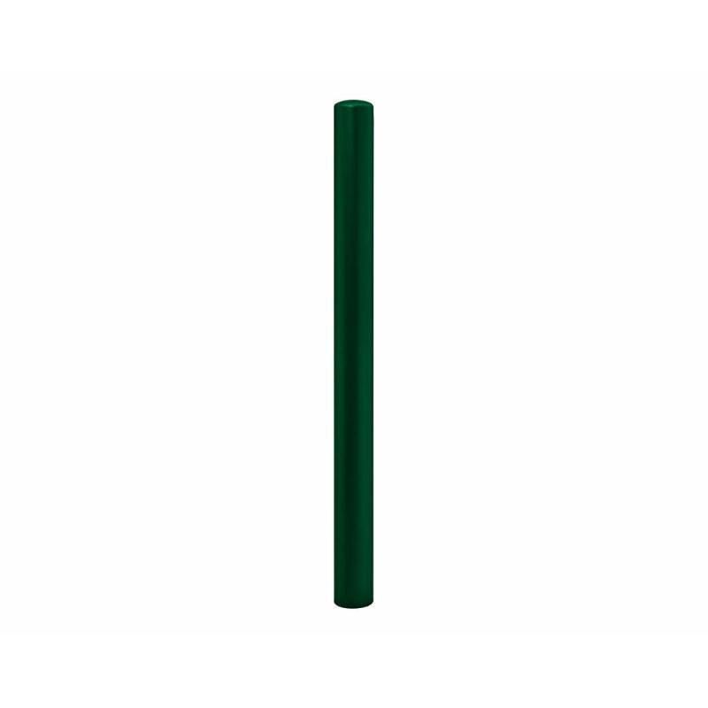 Einfacher Pfosten mit Bogenkopf - Durchmesser 76 mm - Höhe 1.000 mm - Farbe enzianblau