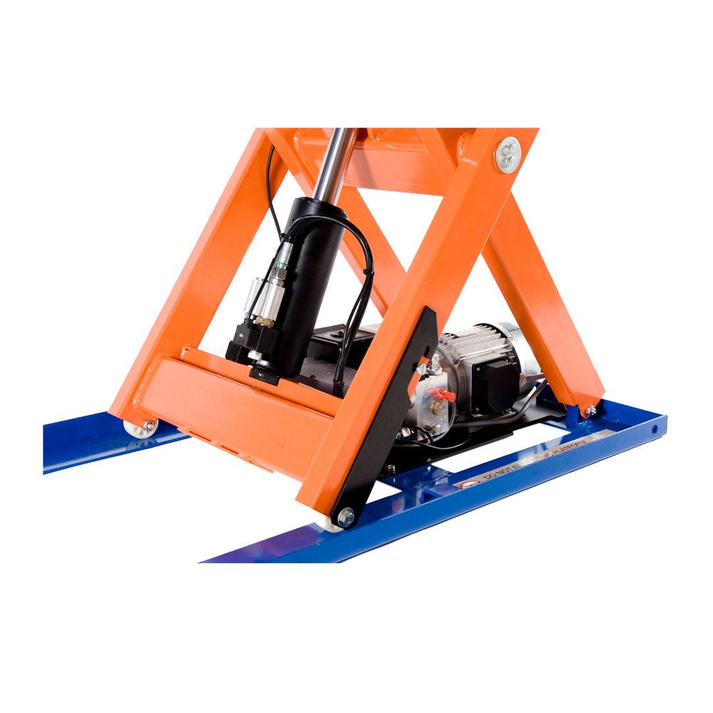 Robuster Profi Scherenhubtisch - Traglast 1.000 kg - max. Hub: 1.000 mm - 800 x 1.300 mm (BxT) - Hubzeit: 15 sec