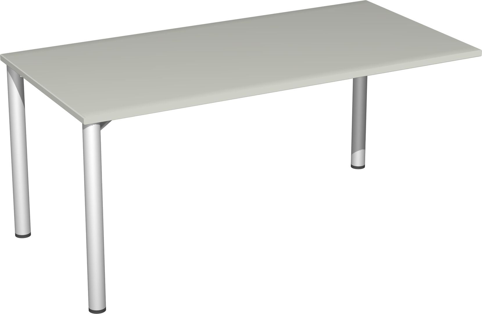Schreibtisch - 4-Fuß Flex - Bürotisch - 720 x 1.200 x 600 mm (HxBxT) - Gestell anthrazit - Ahorn