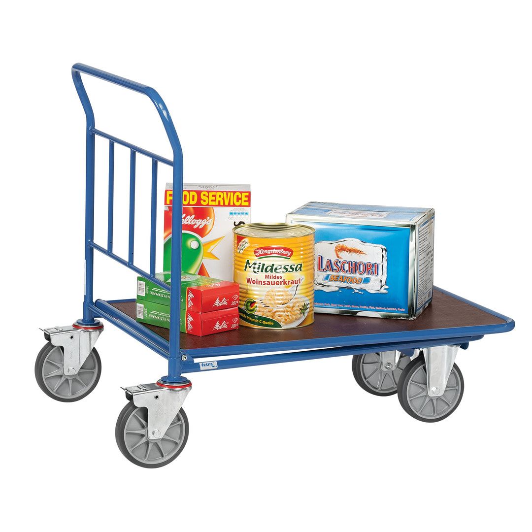 Fetra - Ineinanderschiebbarer Wagen - 400 kg Traglast - Ladefläche 500 x 850 mm (BxT)