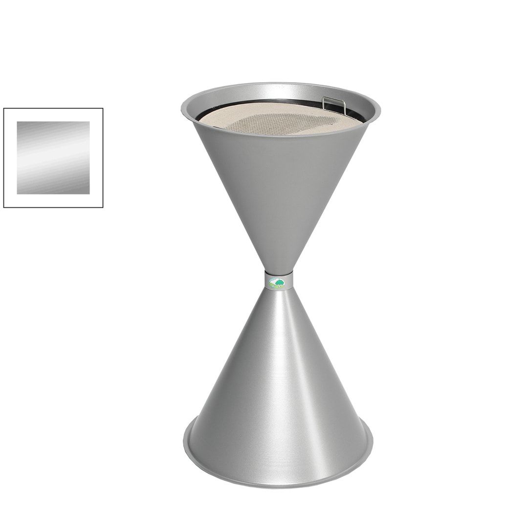 Standascher - 730 x 400 mm - Schale, Sieb - Antik silber
