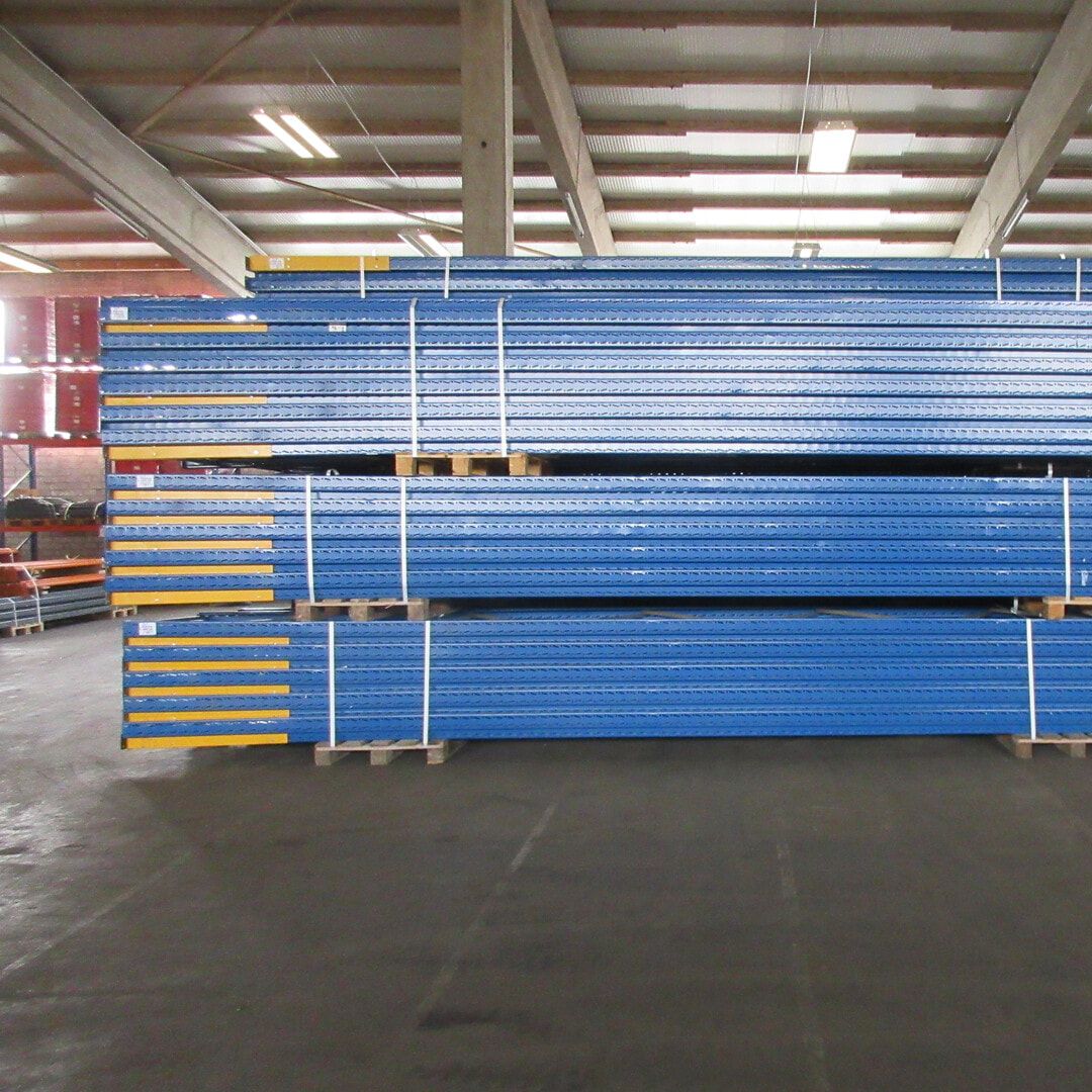 10 Stück SLP Palettenregal Ständer Rahmen Höhe ca. 9.030 mm / Tiefe 1.100 mm SL25, gebraucht