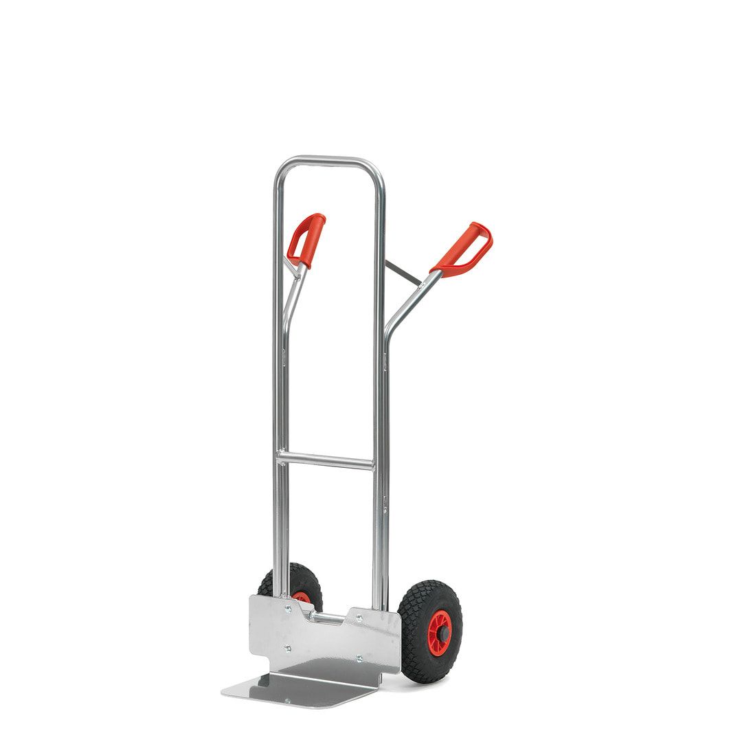 Fetra - Alukarre - 200 kg - Schaufel 320 x 250 mm (BxT) - Vollgummibereifung