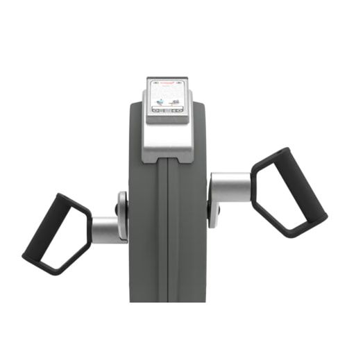 Arm Bike, Cardio, interaktiv, verstellbar, Elektromotor, Selbstantrieb, Edelstahlkurbel, Q-Faktor 175 mm, 1.200 x 540 x 930 mm (HxBxT), Grau