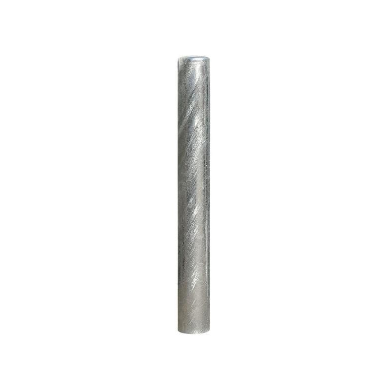 Einfacher Pfosten mit Bogenkopf - Durchmesser 114 mm - Höhe 1.000 mm - Farbe enzianblau