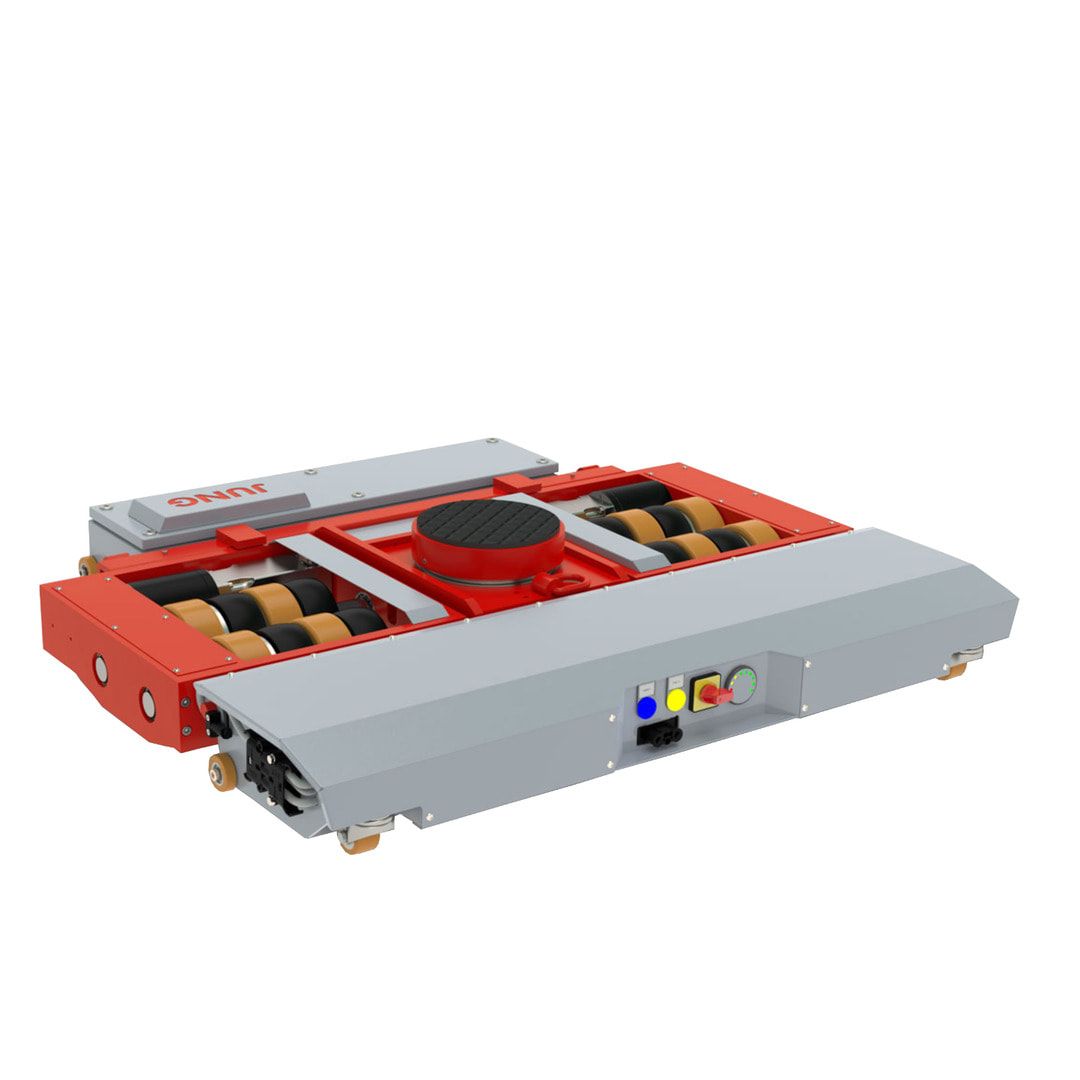 Elektrisches Fahrwerk - Elektrofahrwerk - Set mit Transportfahrwerk - Traglast 15.000 kg - Fernsteuerung
