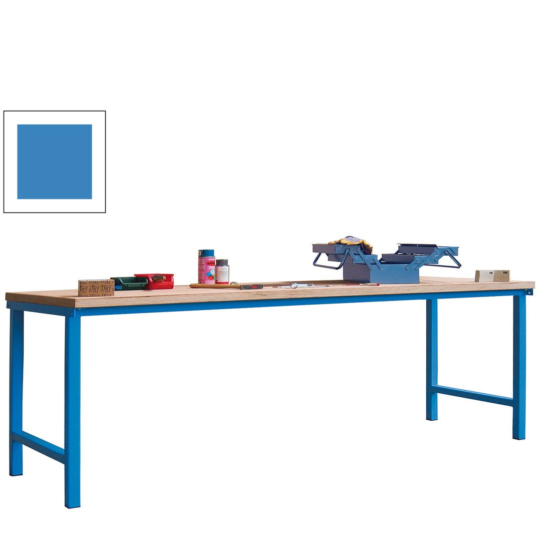 Werkbank - 900 x 2.000 x 700 mm (HxBxT) - Traglast 1.400 kg - anthrazitgrau