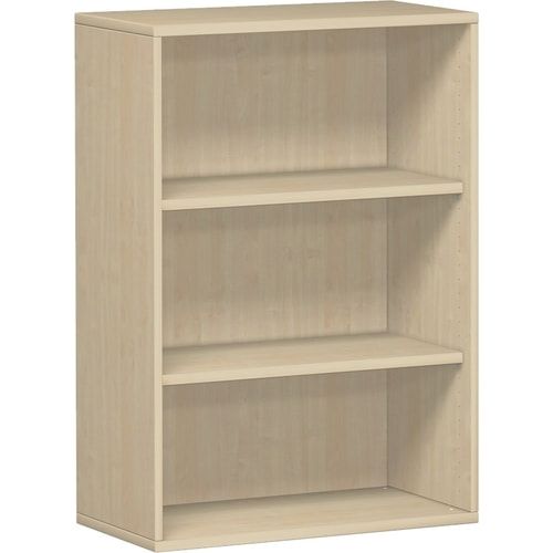 Büroregal, Metallsockel/Standfüße, 2 Einlegeböden, modular, Dreischicht-Feinspan, Einlegeboden, 1.152 x 1.000 x 425 mm (HxBxT), Dekor Ahorn
