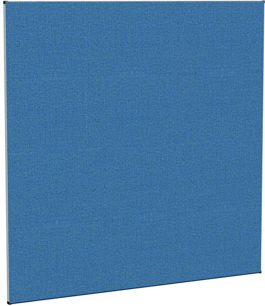 Stellwand, Trennwand, Raumteiler, Sichtschutz, schallabsorbierend, Stoffbespannung, pinnbar, Alurahmen, 1.600 x 1.200 x 27 mm (HxBxT), Calypso rot