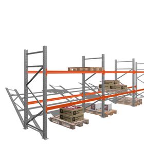Palettenregal - 1,5 t - 2,5 x 8,5 x 1,1 m - 3 Felder - Schwerlastregal