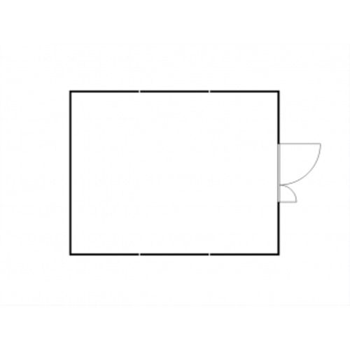 Isolierter Gefahrstoffcontainer - 2.520 x 5.080 x 6.520 mm (HxBxT) - Auffangvolumen 3 x 1.480 l - Lüftersteuerung - Doppelflügeltür kurze Seite
