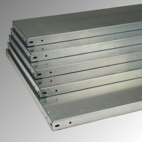 Fachbodenregal mit Seitenwand - 350 kg - 2.000 x 1.005 x 600 mm (HxBxT) - Anbauregal - 5 Böden - verzinkt - Lagerregal - Steckregal - BERT