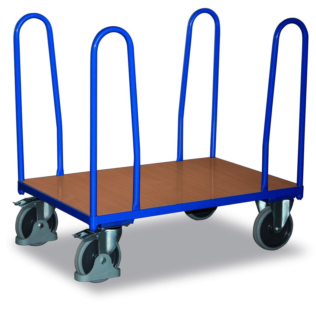 Seitenbügelwagen mit vier Bügeln - Ladefläche: 440 x 910 mm - Traglast 400 kg