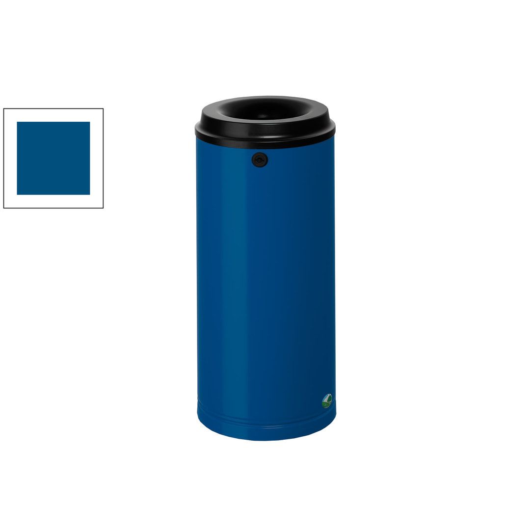 Papierkorb - Mülleimer - rund - Volumen 24 l - 580 x 250 x 250 mm (HxBxT) - Antik silber