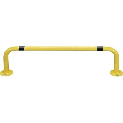 Rammschutz-Bügel für den Innenbereich, Rammschutzgeländer aus Stahl, 600 mm Höhe, 1.000 mm Breite, Durchmesser 42,4 mm