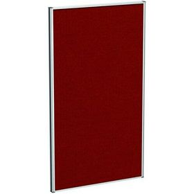 Stellwand, Trennwand, Raumteiler, Sichtschutz, schallabsorbierend, Stoffbespannung, pinnbar, Alurahmen, 1.400 x 41 mm (HxT), Breite/Farbe wählbar