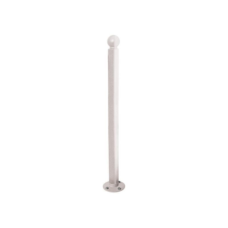 Neigbarer Pfosten mit Kugelkopf - 76 x 1.102 mm (DxH) - Farbe enzianblau - Pfosten mit Gelenk - beweglicher Pfosten