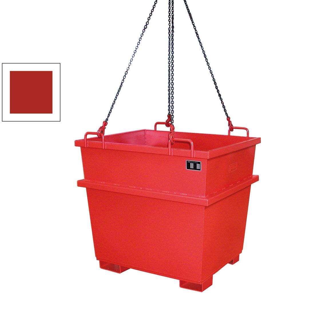 Container - konisch - Volumen 1.000 l - Traglast 2.000 kg - feuerrot