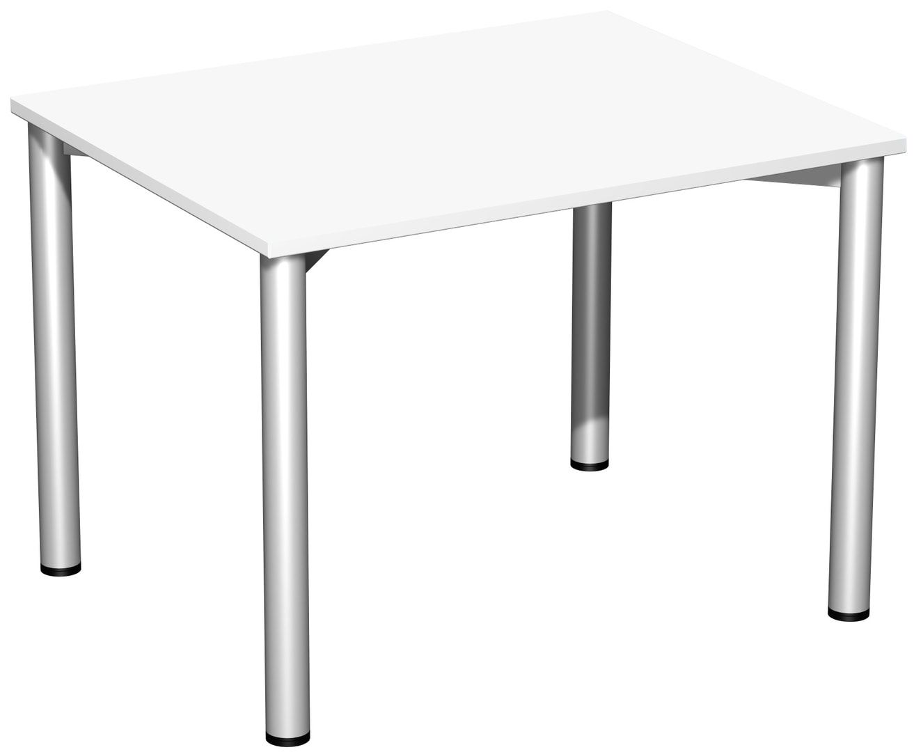 Schreibtisch - 4-Fuß Flex - Bürotisch - 720 x 1.000 x 800 mm (HxBxT) - Gestell anthrazit - Ahorn
