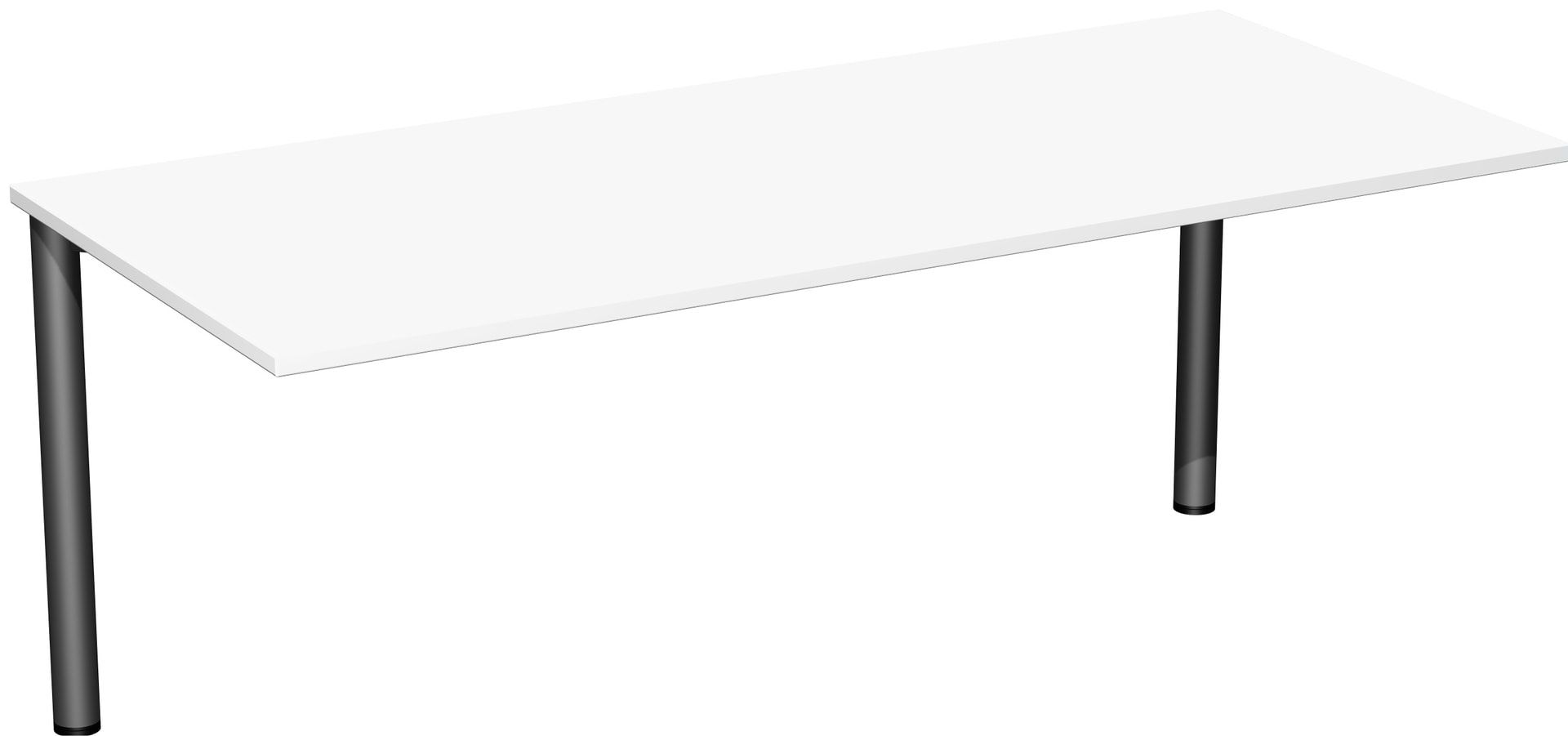 Schreibtisch - 4-Fuß Flex - Bürotisch - 720 x 1.000 x 800 mm (HxBxT) - Gestell anthrazit - Ahorn