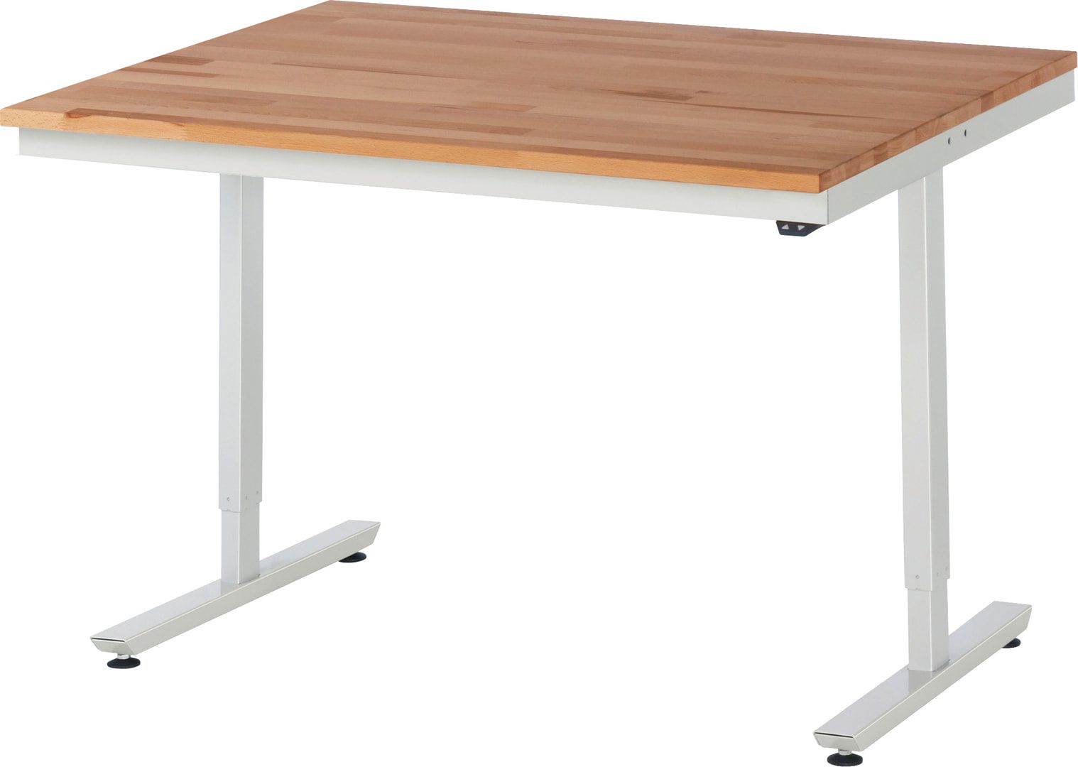 Arbeitstisch - elektrisch höhenverstellbar 720 - 1.120 mm - 1.250 x 700 mm (BxT) - Traglast 150 kg - Buche