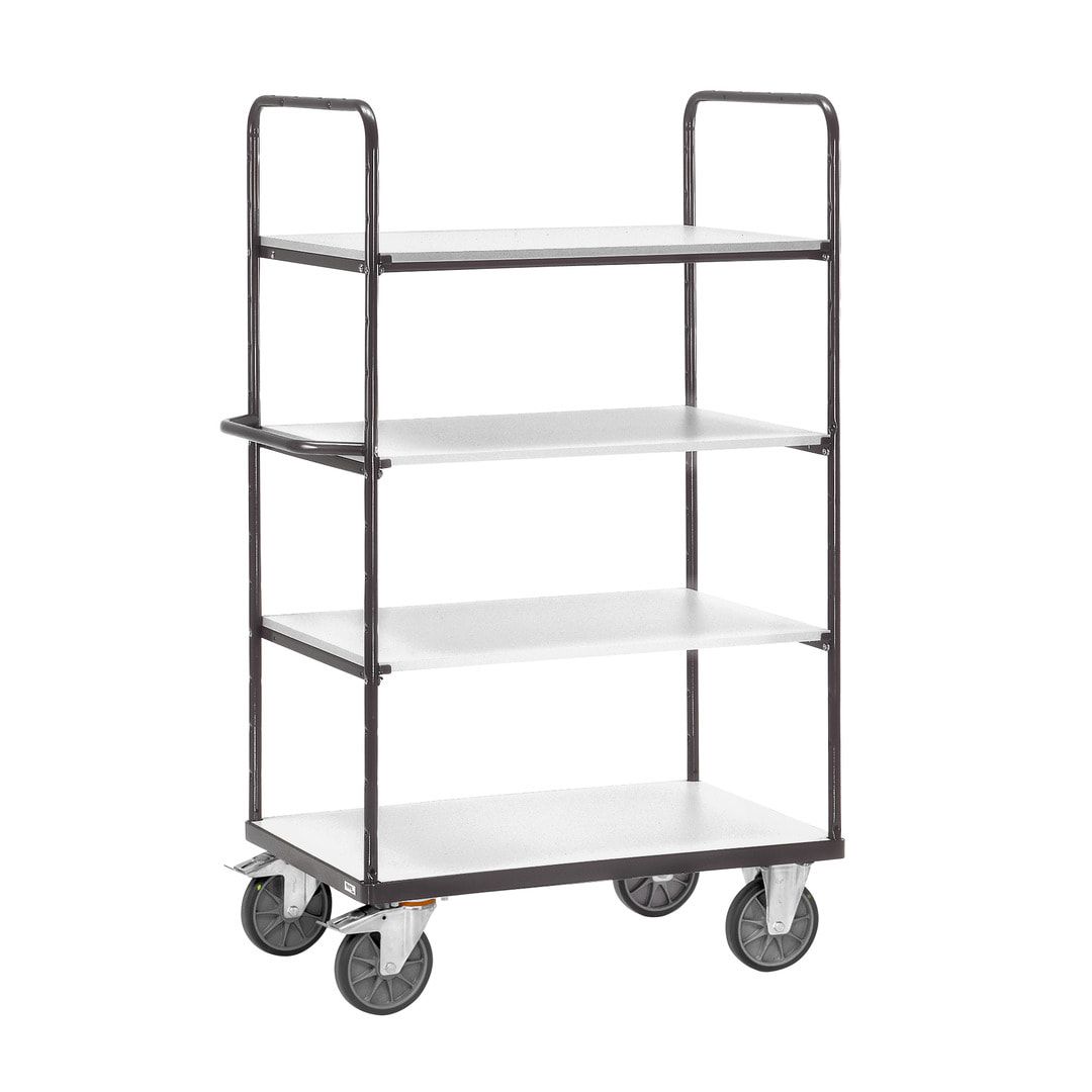 Fetra - ESD-Etagenwagen - 600 kg Traglast - 1.800 x 609 x 1.169 mm (HxBxT) - 4 Etagen