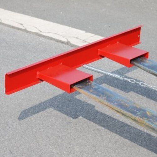 Gabelzinkenschutz für Zinken bis 1.200 mm - (HxBxT) 100 x 995 x 200 mm - rot