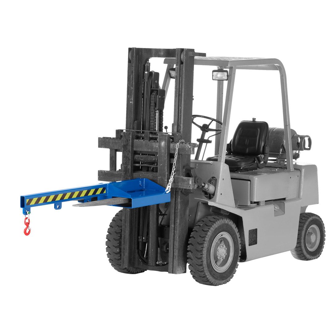 Lastarm - Kranarm - Länge 1.500 mm - Traglast 1.050 - 5.000 kg - enzianblau