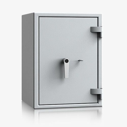 Dokumententresor, Geldschrank, Safe, VdS Klasse 1, 60 Minuten feuerfest, Türen 1-flügelig, 1 Fachboden, 615 x 463 x 440 mm (HxBxT), Farbe lichtgrau