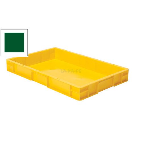 Eurobox - Eurokasten - Volumen 14,5 l - Boden und Wände geschlossen - 75 x 400 x 600 mm (HxBxT) - VE 2 Stk. - blau