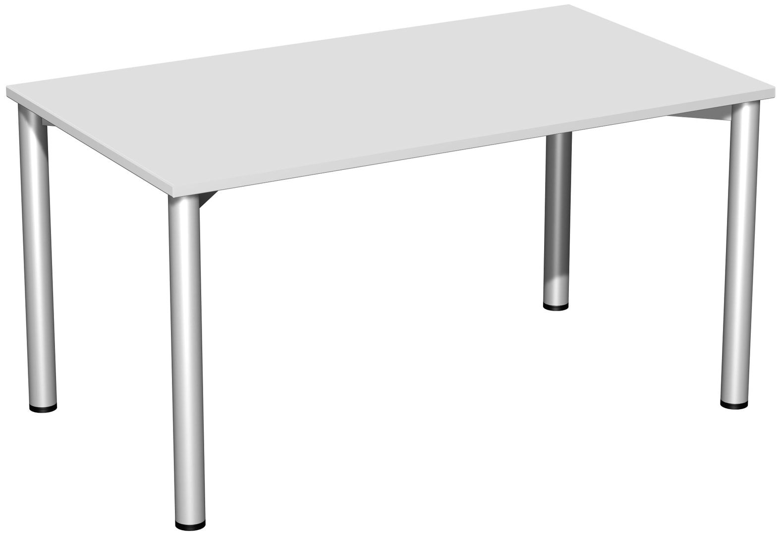 Schreibtisch - 4-Fuß Flex - Bürotisch - 720 x 1.000 x 800 mm (HxBxT) - Gestell anthrazit - Ahorn