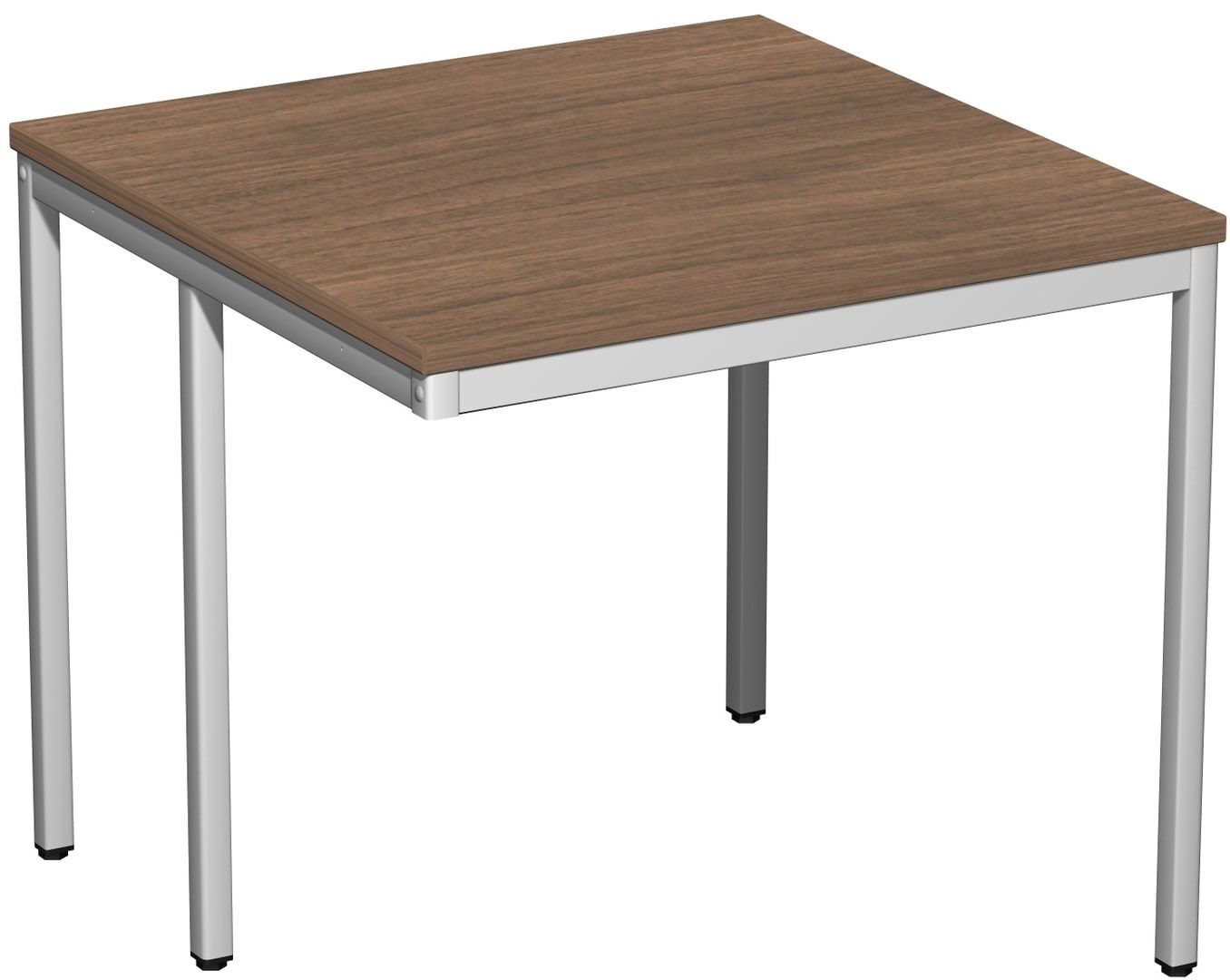 Schreibtisch - 4-Fuß Eco - Bürotisch - 720 x 1.000 x 800 mm (HxBxT) - Gestell lichtgrau - Ahorn