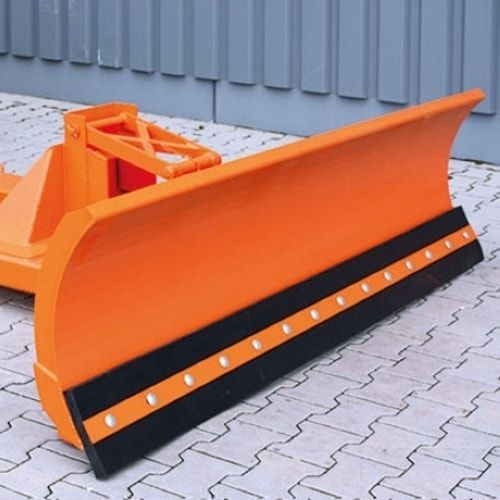 Eichinger Schneeschieber, Schneepflug, Gummischürfleiste, Kettensicherung, 2-fach verstellbar, Schildbreite 1.500 mm, Farbe anthrazitgrau